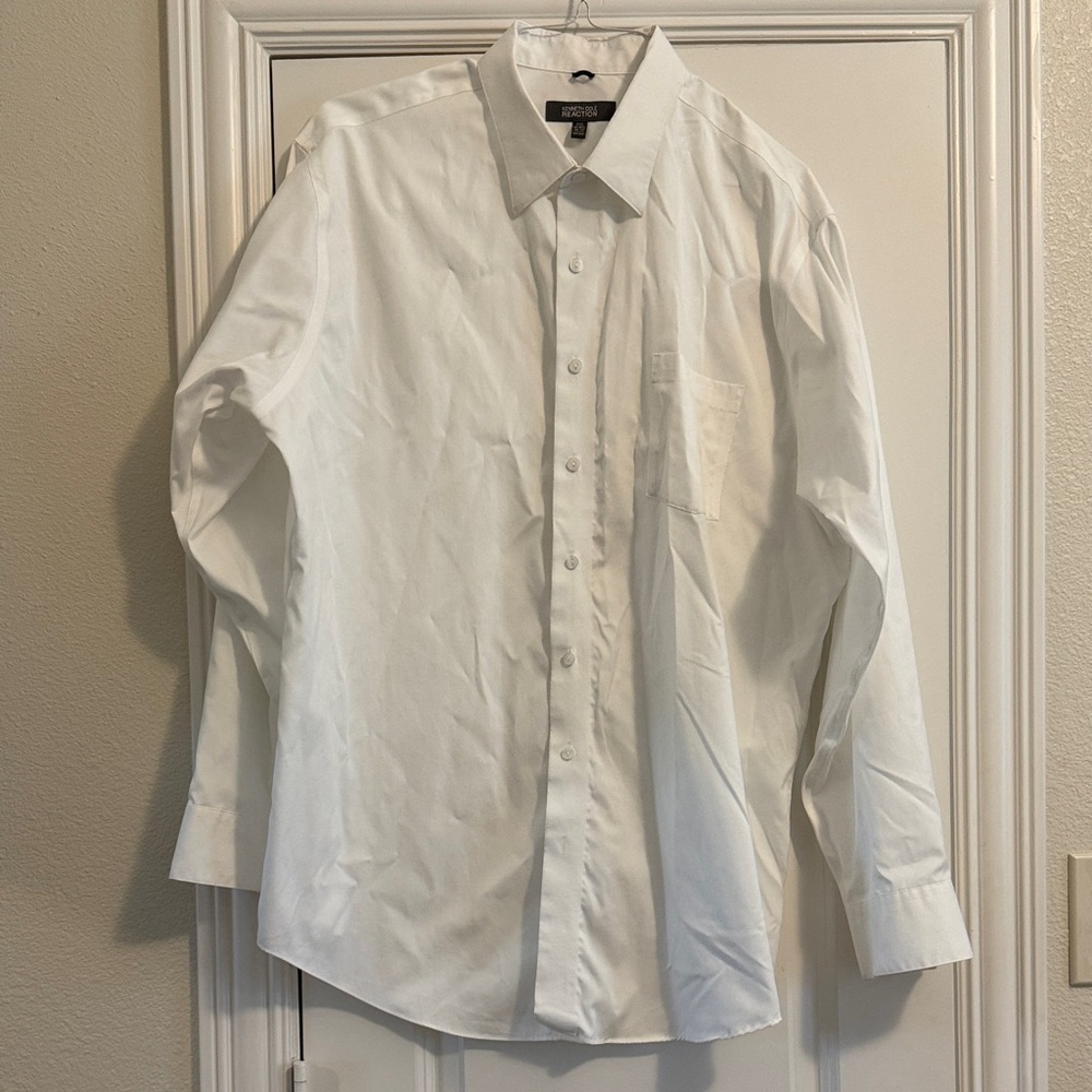 Kenneth Cole Classic White Dress Shirt